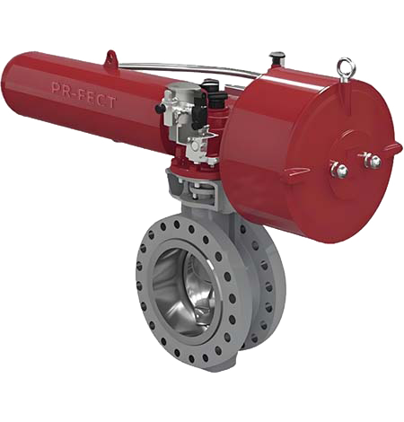 EMERGENCY SHUT DOWN BUTTERFLY VALVE